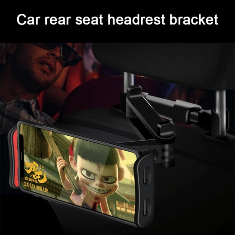 CHZ-06 Retractable Car Backrest Holder for 7-14 inch Mobile Phones / Tablets (Black) - Car Holders by PMC TechLife | Online Shopping South Africa | PMC TechLife