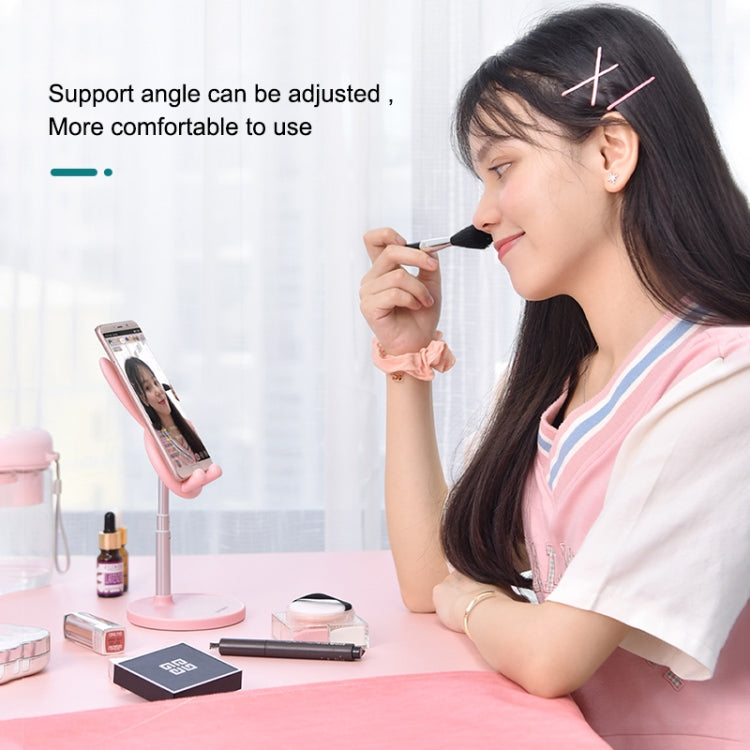 03247 Rabbit Retractable Phone Lazy Bracket Foldable Desktop Holder(Pink) - Desktop Holder by PMC TechLife | Online Shopping South Africa | PMC TechLife