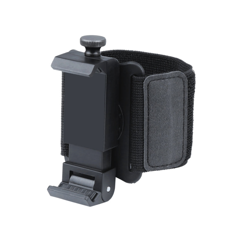 Elastic Wristband Hands Free Phone Holder, Wristband Length: 24cm (Black) - Hand-Sticking Bracket by PMC TechLife | Online Shopping South Africa | PMC TechLife