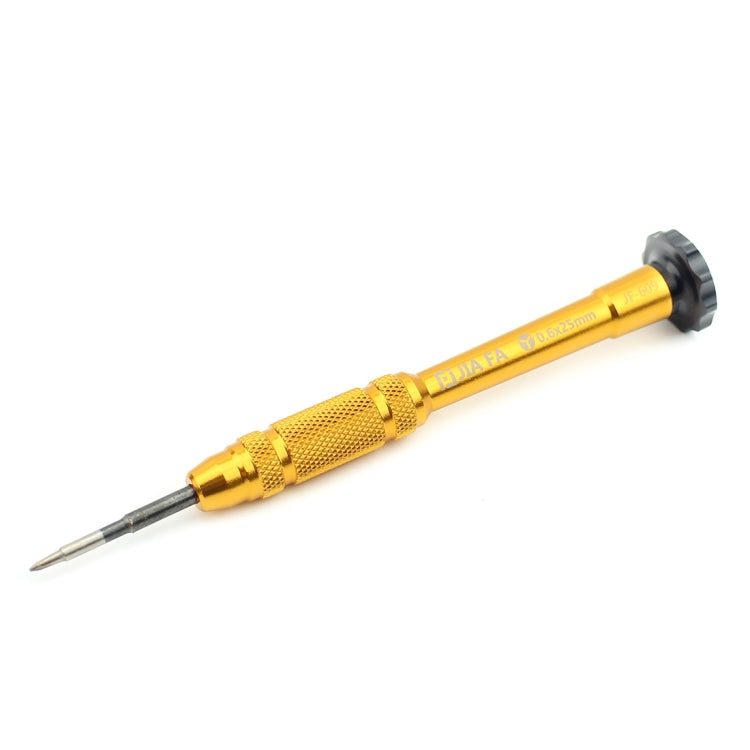 JIAFA JF-609-0.6Y Tri-point 0.6 Repair Screwdriver for iPhone X/ 8/ 8P/ 7/ 7P & Apple Watch(Gold) - Screwdriver by JIAFA | Online Shopping South Africa | PMC Jewellery