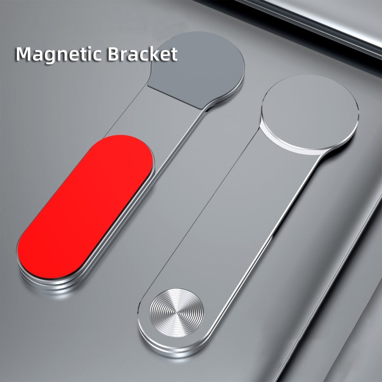 T617 Multi-function Laptop Folding Magnetic Expanded Metal Bracket (Grey) - Hand-Sticking Bracket by PMC TechLife | Online Shopping South Africa | PMC TechLife
