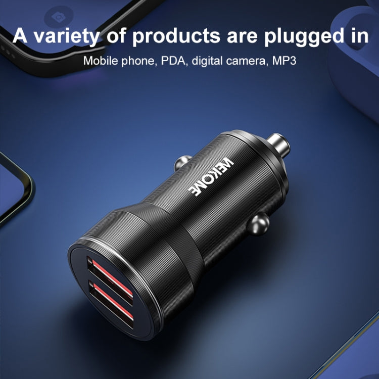 WK WP-C43 Staroad Series 15W Dual USB Car Charger (Black) - Car Charger by WK | Online Shopping South Africa | PMC Jewellery | Buy Now Pay Later Mobicred