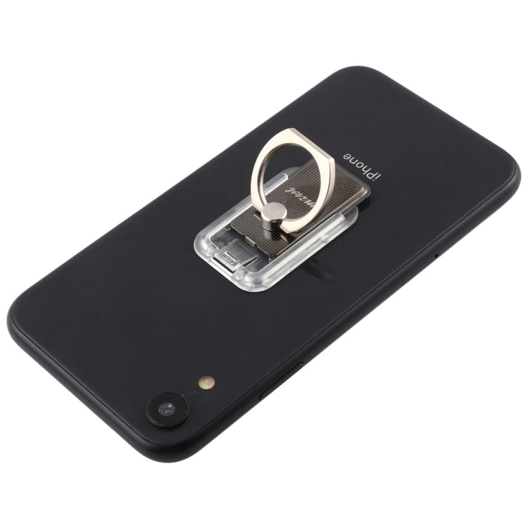 CPS-013 360 Degrees Rotate Freely Removable Magnetic Ring Stand Phone Holder, Support Wireless Charging(Black) - Ring Holder by PMC TechLife | Online Shopping South Africa | PMC TechLife