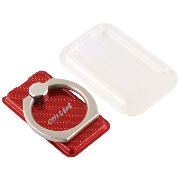 CPS-013 360 Degrees Rotate Freely Removable Magnetic Ring Stand Phone Holder, Support Wireless Charging(Red) - Ring Holder by PMC TechLife | Online Shopping South Africa | PMC TechLife