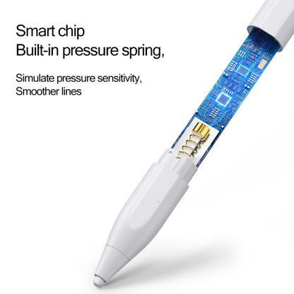 JOYROOM JR-K12 Zhen Miao Series Automatic Dual-mode Capacitive Stylus Pen (White) - Stylus Pen by JOYROOM | Online Shopping South Africa | PMC Jewellery