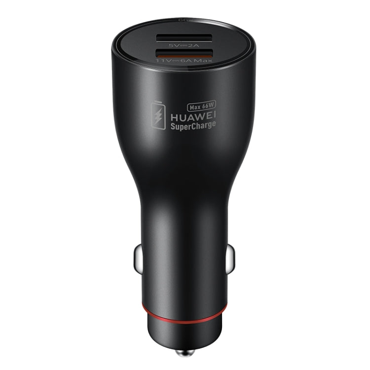 Original Huawei P0006 Dual USB Interface Super Fast Charging Car Charger (Max 66W) (Black) - Car Charger by Huawei | Online Shopping South Africa | PMC Jewellery