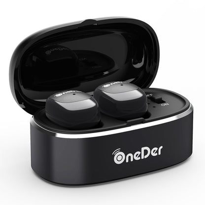 Oneder W11 True TWS Wireless Bluetooth Earphones Earbuds Stereo Headset(Black) - TWS Earphone by OneDer | Online Shopping South Africa | PMC Jewellery