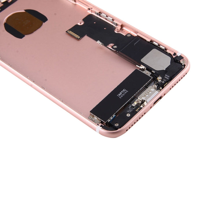 Battery Back Cover Assembly with Card Tray for iPhone 7 Plus (Rose Gold) - Back Cover by PMC Jewellery | Online Shopping South Africa | PMC Jewellery