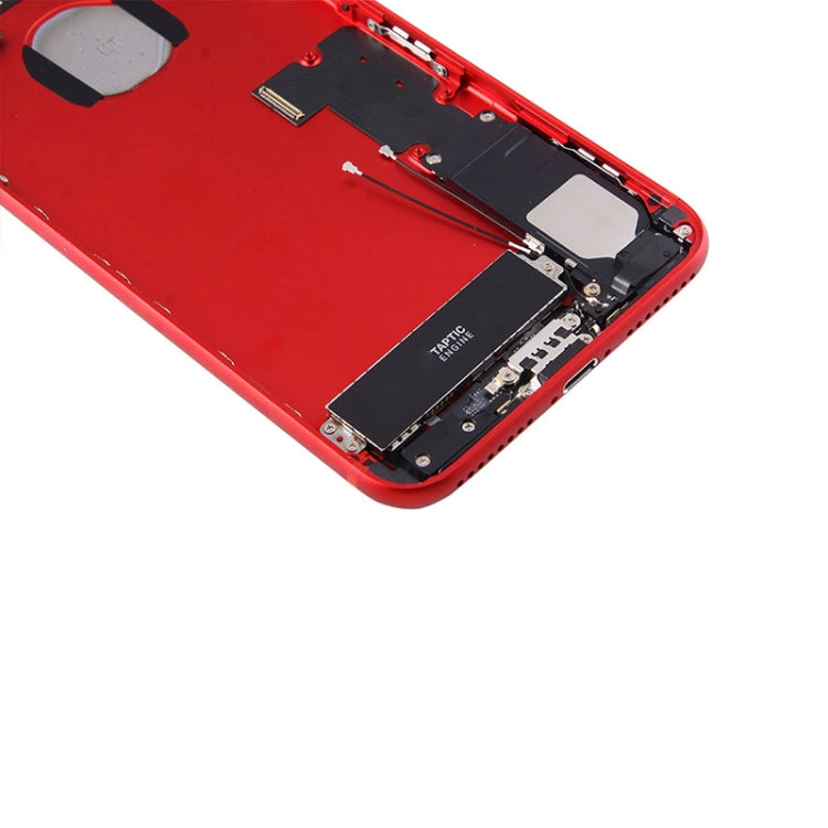 for iPhone 7 Plus Battery Back Cover Assembly with Card Tray(Red) - Back Cover by PMC TechLife | Online Shopping South Africa | PMC TechLife