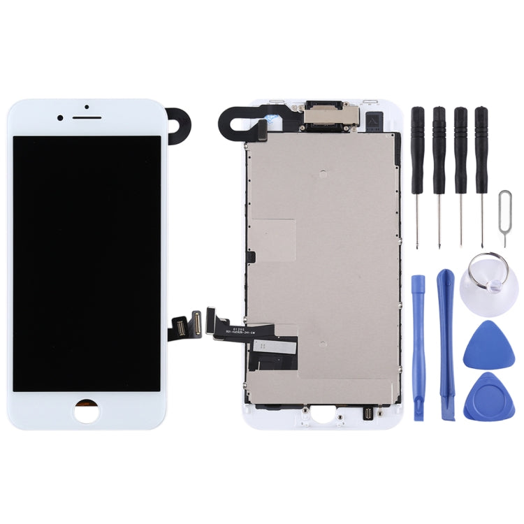 TFT LCD Screen for iPhone 8 with Digitizer Full Assembly include Front Camera (White) - free shipping - PMC TechLife - Order now!