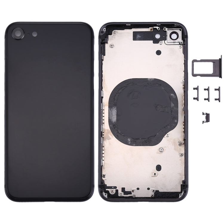 Back Housing Cover for iPhone 8 (Black) - Back Cover by PMC TechLife | Online Shopping South Africa | PMC TechLife
