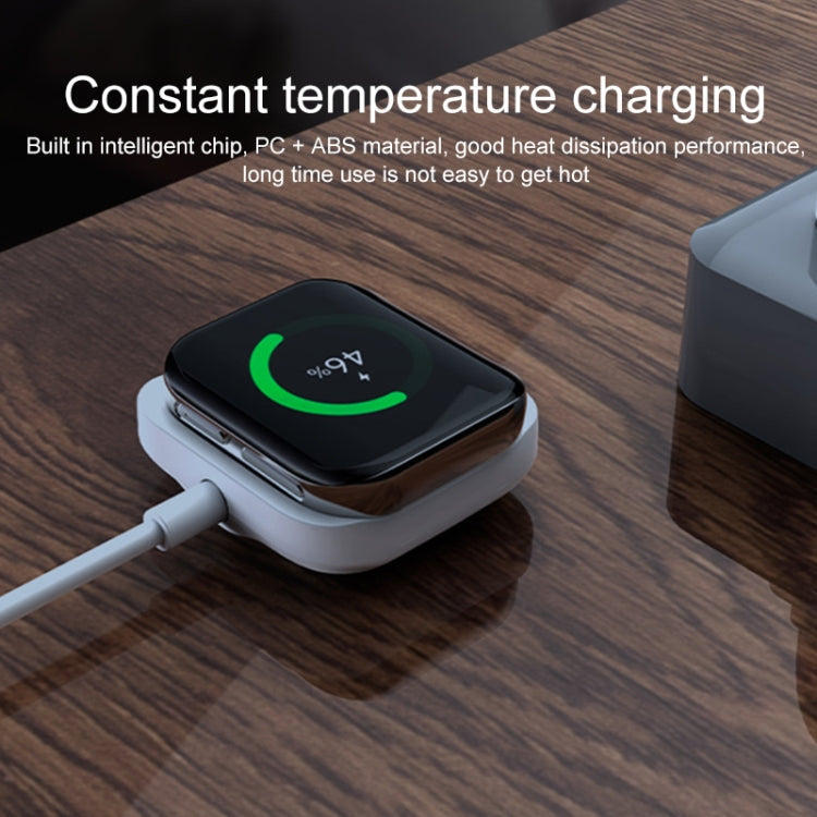 For OPPO Watch 41mm Smart Watch Magnetic Charger Charging Base(White) -  by PMC TechLife | Online Shopping South Africa | PMC TechLife | Buy Now Pay Later Mobicred