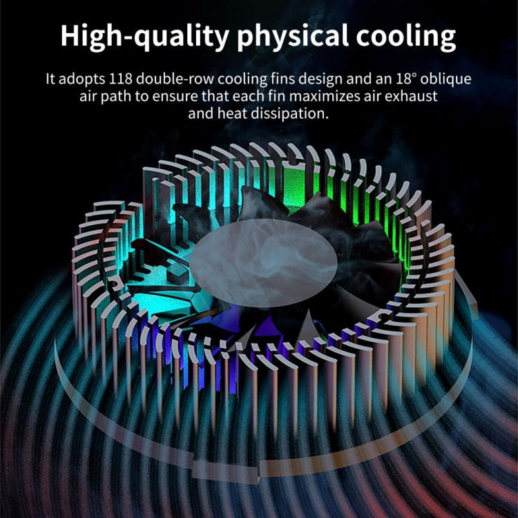 X12 Standard Version Portable Mobile Phone Tablet Semiconductor Radiator - Cooling Fan Radiator by PMC TechLife | Online Shopping South Africa | PMC TechLife