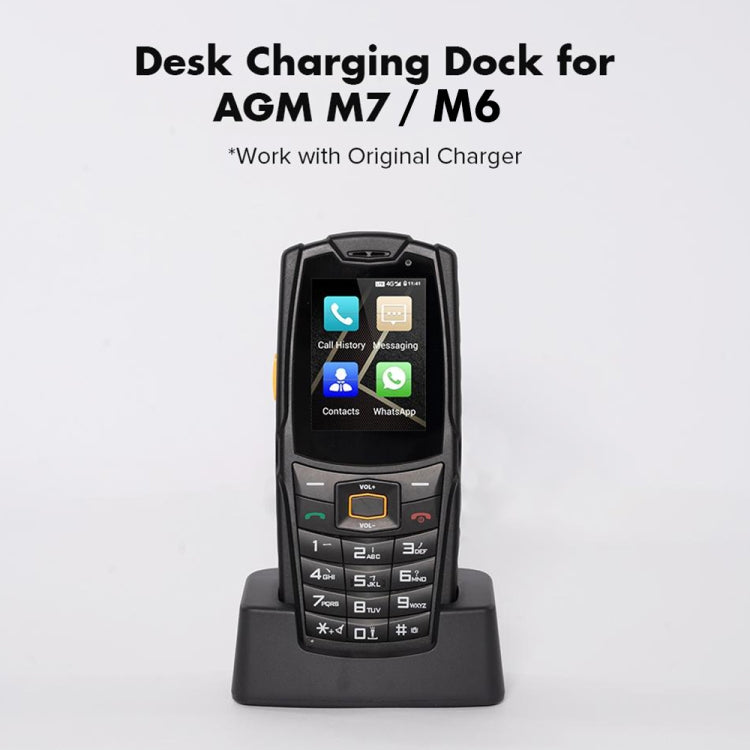 AGM DCD-M67 5V 1A USB-C / Type-C Desktop Charging Dock for AGM M6 / M7 - Dock Charger by AGM | Online Shopping South Africa | PMC TechLife | Buy Now Pay Later Mobicred