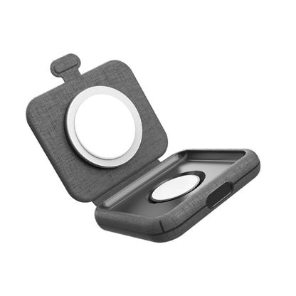 MOMAX UD30 Q.Mag Go 2 in 1 Foldable Magsafe Magnetic Wireless Charger - Charger / Holder by MOMAX | Online Shopping South Africa | PMC Jewellery | Buy Now Pay Later Mobicred