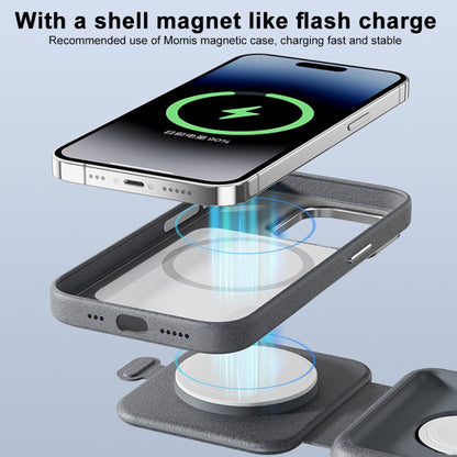 MOMAX UD30 Q.Mag Go 2 in 1 Foldable Magsafe Magnetic Wireless Charger - Charger / Holder by MOMAX | Online Shopping South Africa | PMC Jewellery | Buy Now Pay Later Mobicred