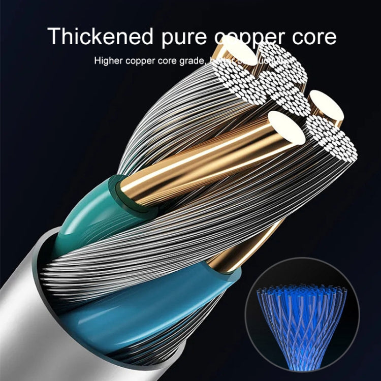 100W 6A Type-C to 8 Pin+Type-C+Micro USB Charging Data Cable, 1.3m(Red) - Multifunction Cable by PMC TechLife | Online Shopping South Africa | PMC TechLife