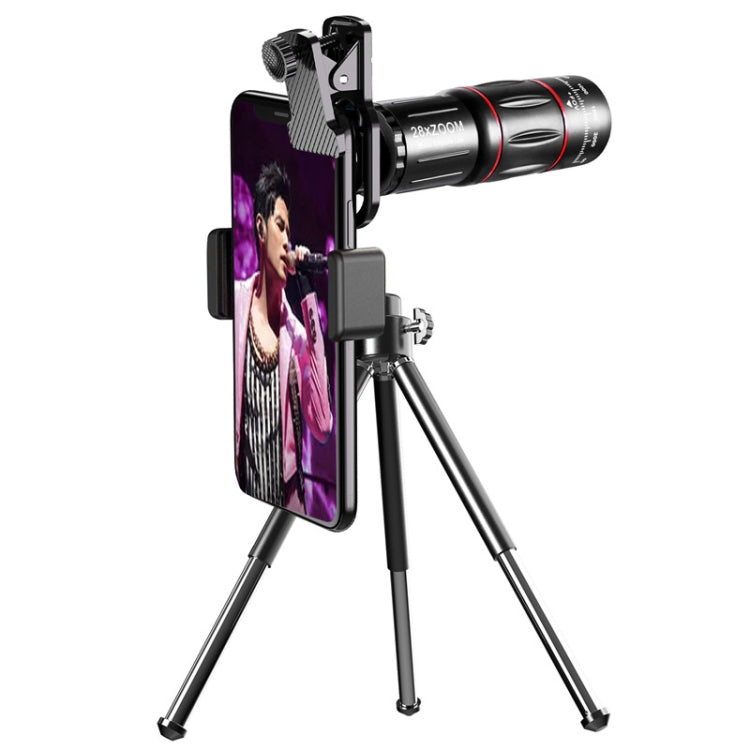 W28-QK Mobile Phone Universal Lens Telescope 28X Color Box Set - Combination Lens by PMC TechLife | Online Shopping South Africa | PMC TechLife