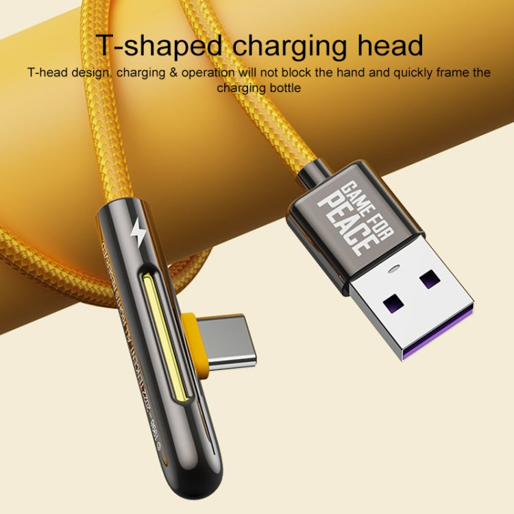 ROCK M3 8 Pin T-shape PD Fast Charging Data Cable, Length: 1m(Orange) - Normal Style Cable by ROCK | Online Shopping South Africa | PMC Jewellery
