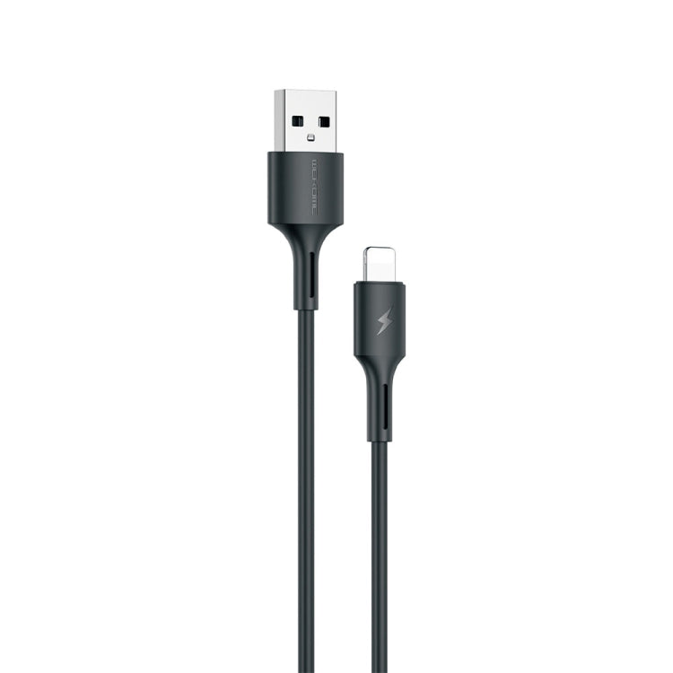 WK WDC-136 USB to 8 Pin 3A Fast Charing Data Cable(Black) - Normal Style Cable by WK | Online Shopping South Africa | PMC Jewellery