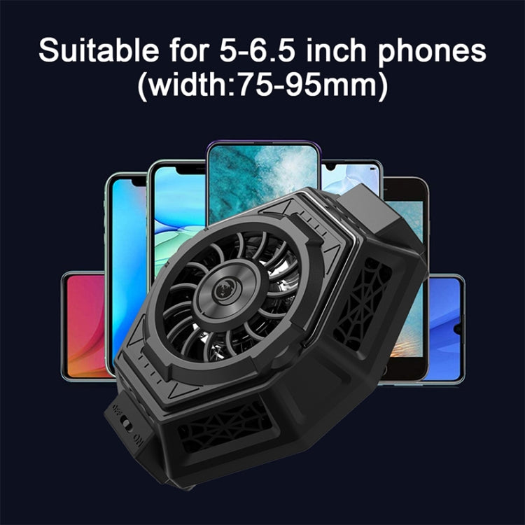 MB-F3 Mobile Phone Live Broadcast Gaming Semiconductor Radiator Back Clamp Cooling Fan - Cooling Fan Radiator by PMC TechLife | Online Shopping South Africa | PMC TechLife
