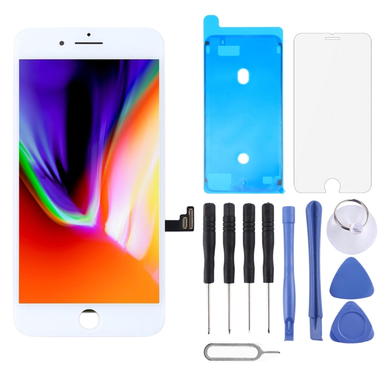 Original LCD Screen for iPhone 8 Plus with Digitizer Full Assembly(White) - free shipping - PMC TechLife - Order now!