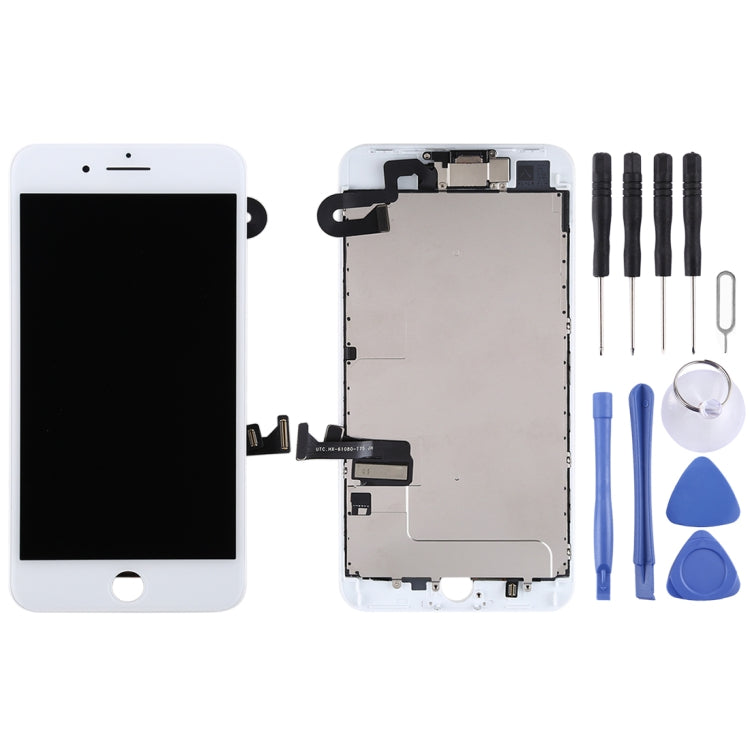 TFT LCD Screen for iPhone 8 Plus with Digitizer Full Assembly include Front Camera (White) - free shipping - PMC TechLife - Order now!