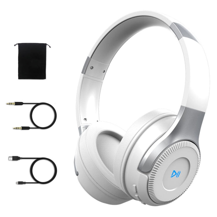 ZEALOT B26T Stereo Wired Wireless Bluetooth 4.0 Subwoofer Headset with 3.5mm Universal Audio Cable Jack & HD Microphone, For Mobile Phones & Tablets & Laptops, Support 32GB TF Card Maximum(White) - Headset & Headphone by ZEALOT | Online Shopping South Africa | PMC Jewellery | Buy Now Pay Later Mobicred