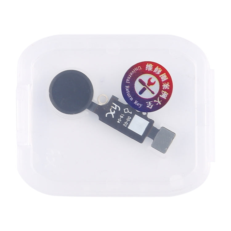 New Design Home Button (2 nd ) with Flex Cable for iPhone 8 Plus / 7 Plus / 8 / 7(Black) - Button & Card Slots by PMC Jewellery | Online Shopping South Africa | PMC Jewellery