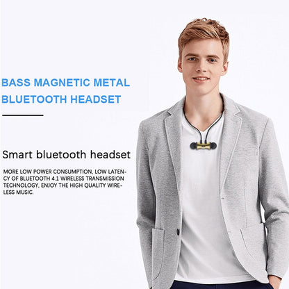 XT11 Magnetic In-Ear Wireless Bluetooth V4.2 Earphones(Blue) - Neck-mounted Earphone by PMC Jewellery | Online Shopping South Africa | PMC Jewellery