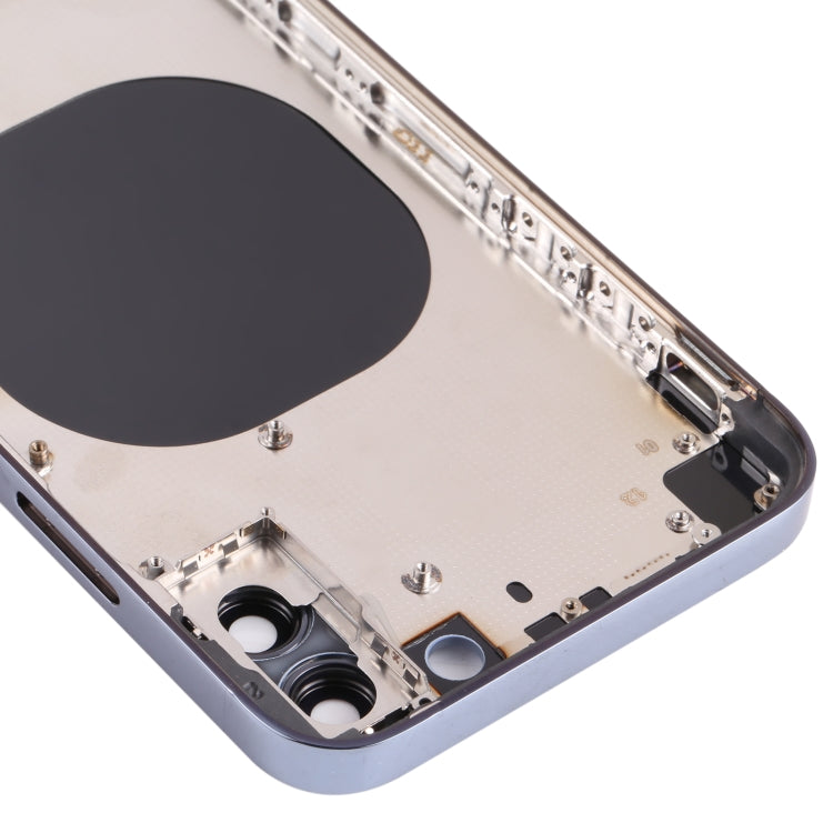 Back Housing Cover with Appearance Imitation of iP13 Pro for iPhone X(Blue) - Back Cover by PMC TechLife | Online Shopping South Africa | PMC TechLife | Buy Now Pay Later Mobicred