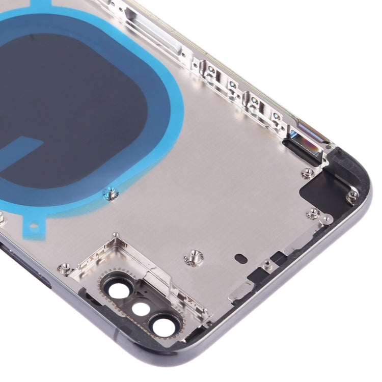 Back Housing Cover with SIM Card Tray & Side keys for iPhone X(Red) - Back Cover by PMC TechLife | Online Shopping South Africa | PMC TechLife