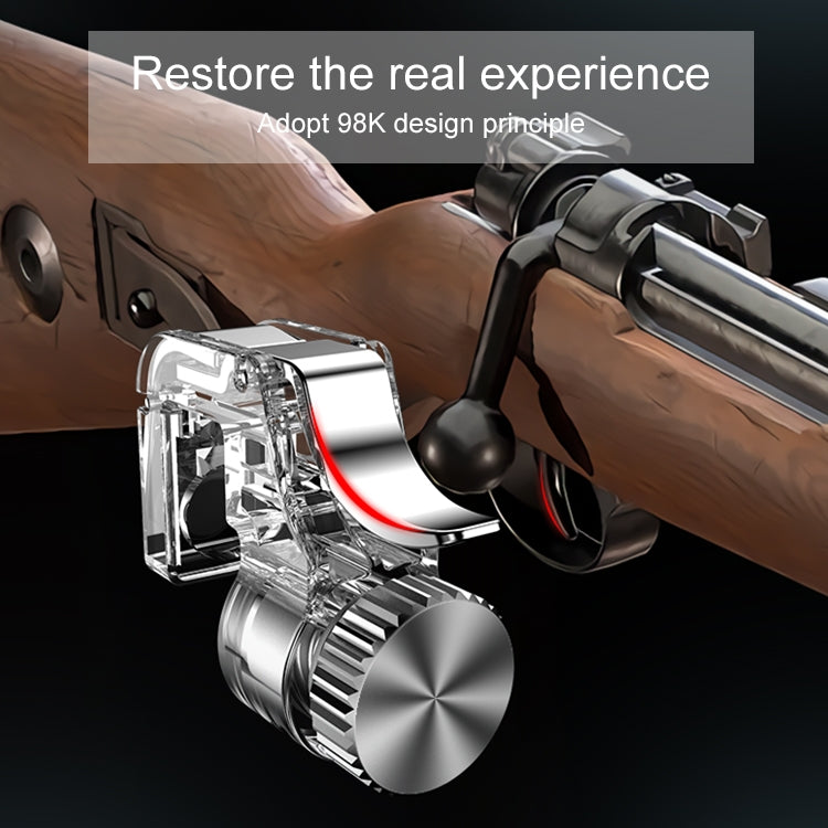 R11 Press Eat Chicken Mobile Phone Trigger Shooting Controller Button Handle (Transparent) - Handle Shooter by PMC TechLife | Online Shopping South Africa | PMC TechLife