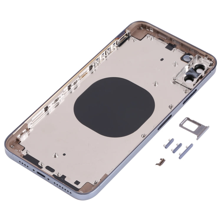 Back Housing Cover with Appearance Imitation of iP13 Pro Max for iPhone XS Max(Blue) - Back Cover by PMC TechLife | Online Shopping South Africa | PMC TechLife