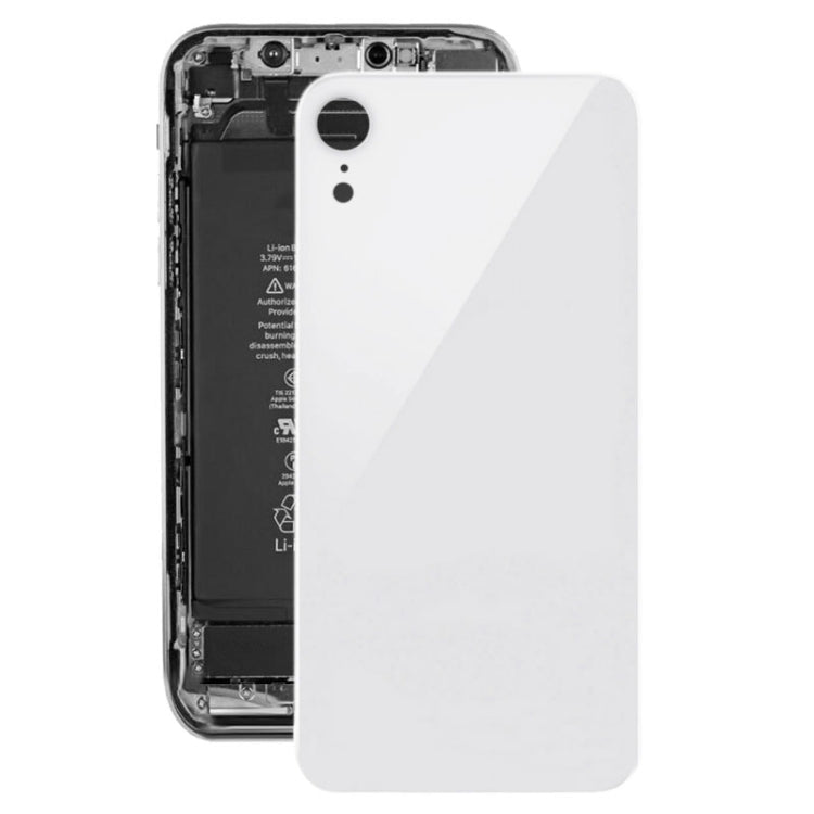 Back Cover with Adhesive for iPhone XR(White) - Back Cover by PMC TechLife | Online Shopping South Africa | PMC TechLife