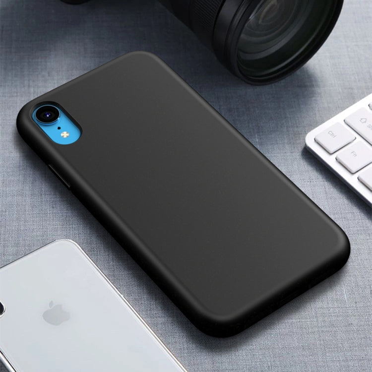 For iPhone XR Starry Series Shockproof  Straw Material + TPU Protective Case (Black) - More iPhone Cases by PMC TechLife | Online Shopping South Africa | PMC TechLife | Buy Now Pay Later Mobicred