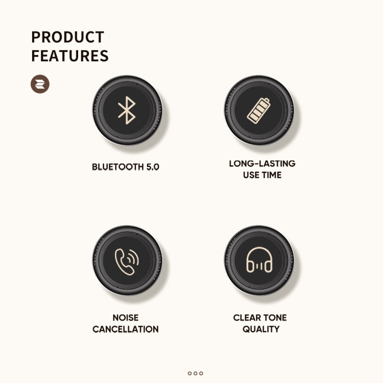 ROCK Space O2 HiFi Bluetooth 5.0 Wireless Headset with Mic, Support TF Card(Black) - free shipping - PMC TechLife - Order now!