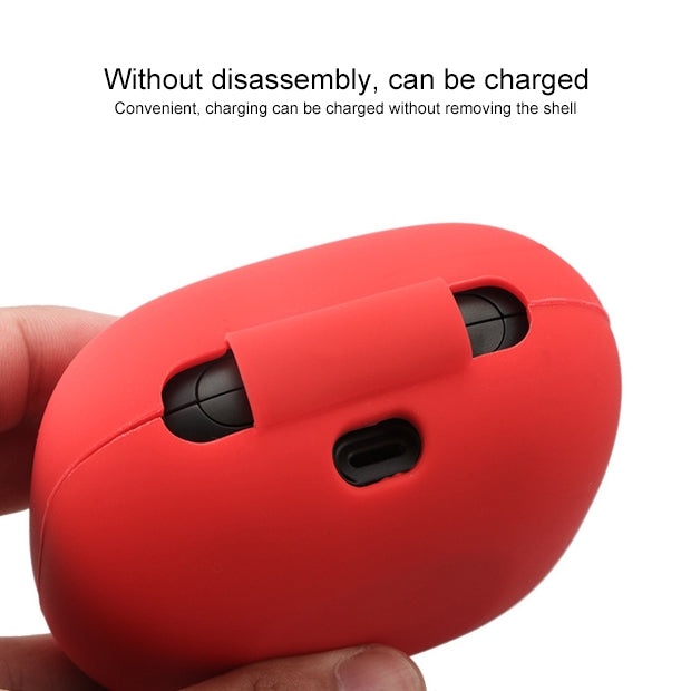 Solid Color Silicone Wireless Bluetooth Earphone Protective Case for Beats Powerbeats Pro(Grey) - Other Case by PMC TechLife | Online Shopping South Africa | PMC TechLife