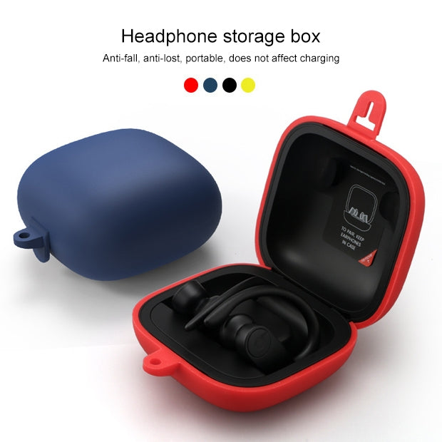 Solid Color Silicone Wireless Bluetooth Earphone Protective Case for Beats Powerbeats Pro(Mint Green) - Other Case by PMC TechLife | Online Shopping South Africa | PMC TechLife