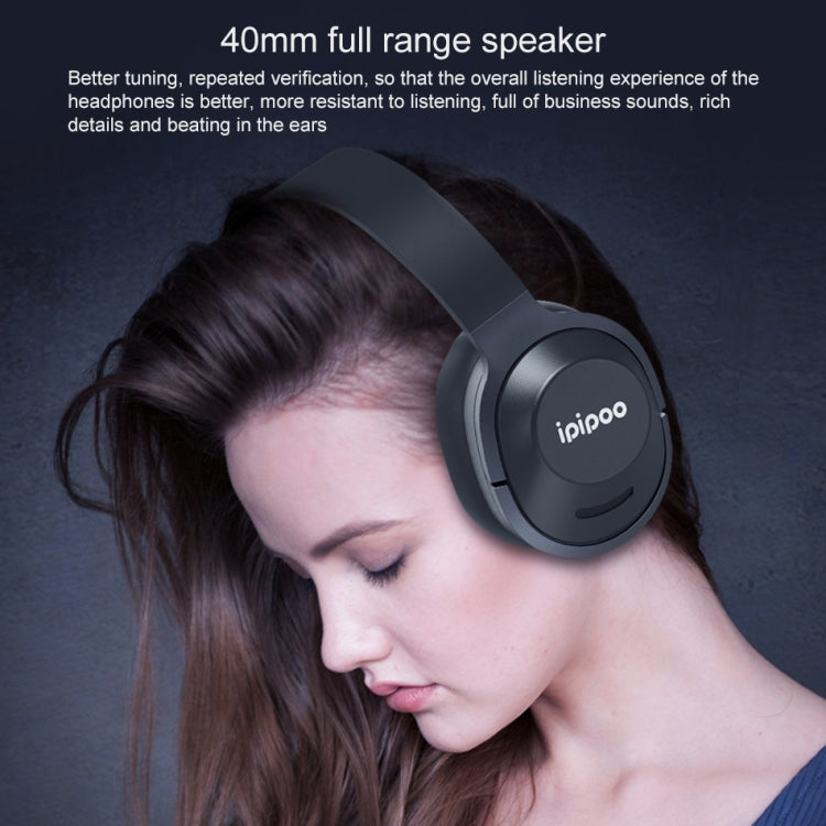 ipipoo EP-3 Bluetooth V4.2 Foldable Wireless Stereo Earphone - Headset & Headphone by ipipoo | Online Shopping South Africa | PMC Jewellery