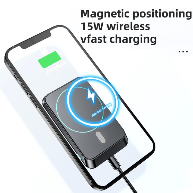 JJT-969 15W Max Output Magnetic Car Air Outlet Bracket Wireless Charger(Green) - Wireless Charger Holders by PMC Jewellery | Online Shopping South Africa | PMC Jewellery