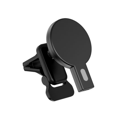 K07 15W Max Output Magnetic Car Air Outlet Bracket Wireless Charger(Black) - Wireless Charger Holders by PMC Jewellery | Online Shopping South Africa | PMC Jewellery