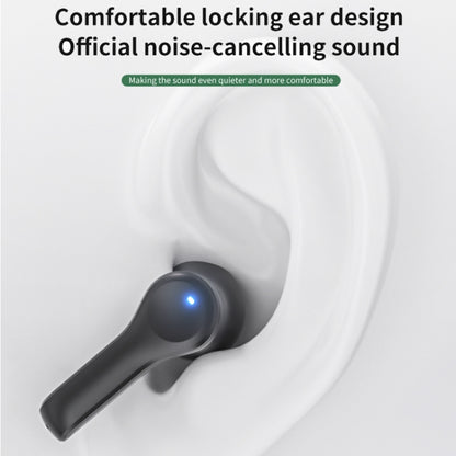 K08 Wireless Bluetooth 5.0 Noise Cancelling Stereo Binaural Earphone with Charging Box & LED Digital Display (White) - Bluetooth Earphone by PMC Jewellery | Online Shopping South Africa | PMC Jewellery