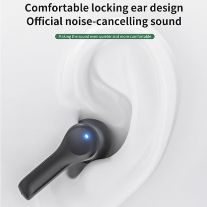 K08 Wireless Bluetooth 5.0 Noise Cancelling Stereo Binaural Earphone with Charging Box & LED Digital Display (Black) - Bluetooth Earphone by PMC Jewellery | Online Shopping South Africa | PMC Jewellery