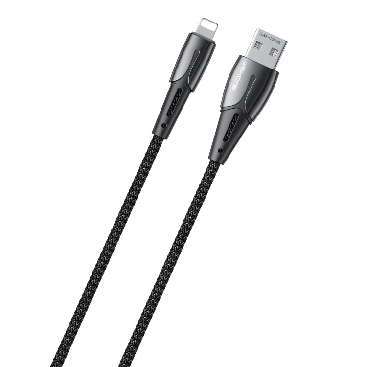 WK WDC-085 3A 8 Pin Goldsim Aluminum Alloy Charging Data Cable, Length: 1.2m(Black) - Normal Style Cable by WK | Online Shopping South Africa | PMC Jewellery