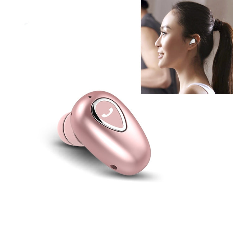 YX01 Sweatproof Bluetooth 4.1 Wireless Bluetooth Earphone, Support Memory Connection & HD Call (Rose Gold) - Bluetooth Earphone by PMC TechLife | Online Shopping South Africa | PMC TechLife