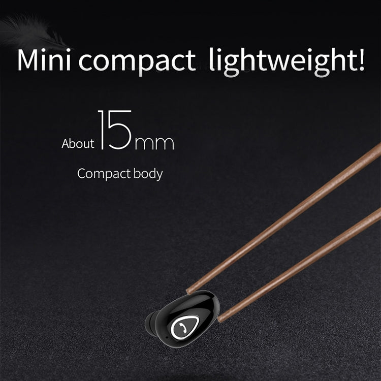 YX01 Sweatproof Bluetooth 4.1 Wireless Bluetooth Earphone, Support Memory Connection & HD Call (Rose Gold) - Bluetooth Earphone by PMC Jewellery | Online Shopping South Africa | PMC Jewellery