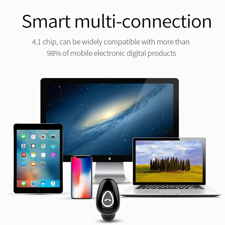 YX01 Sweatproof Bluetooth 4.1 Wireless Bluetooth Earphone, Support Memory Connection & HD Call (Silver) - Bluetooth Earphone by PMC TechLife | Online Shopping South Africa | PMC TechLife