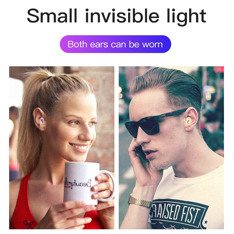 YX01 Sweatproof Bluetooth 4.1 Wireless Bluetooth Earphone with Charging Box, Support Memory Connection & HD Call(Black) - Bluetooth Earphone by PMC TechLife | Online Shopping South Africa | PMC TechLife