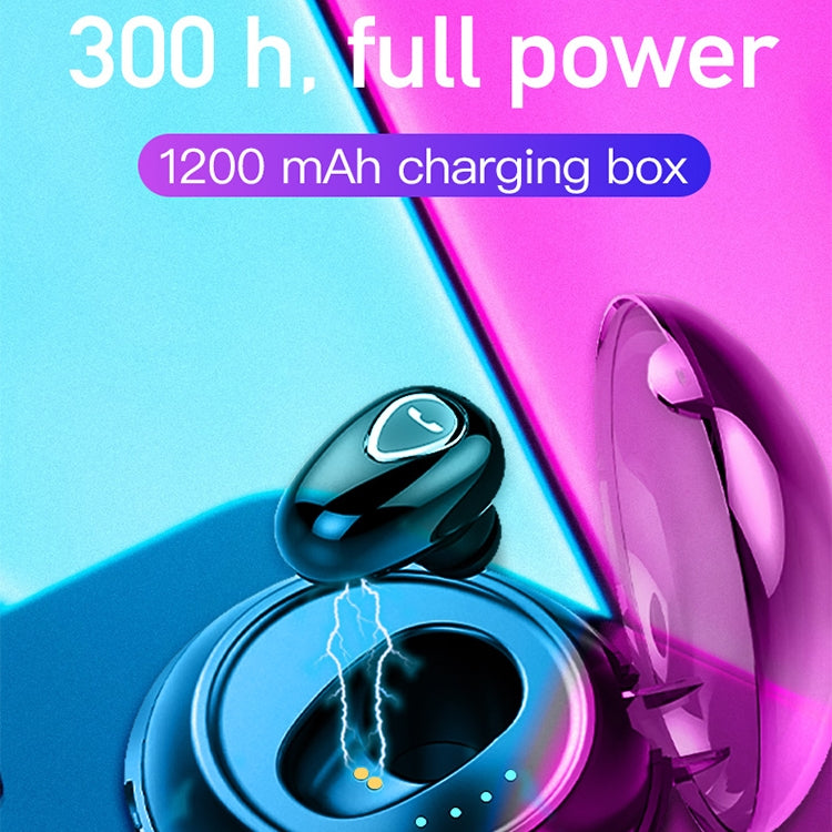 YX01 Sweatproof Bluetooth 4.1 Wireless Bluetooth Earphone with Charging Box, Support Memory Connection & HD Call(Silver) - Bluetooth Earphone by PMC TechLife | Online Shopping South Africa | PMC TechLife